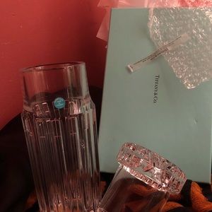 Tiffany & Co. Crystal Water Carafe w/ Glass top
